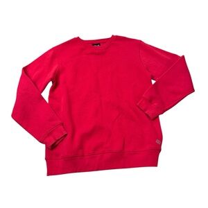ZELOS Bright Red Crewneck Sweater Big Boy Size Large L